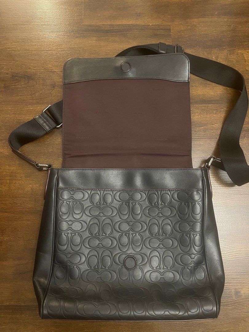 Coach kennedy map bag new arrivals