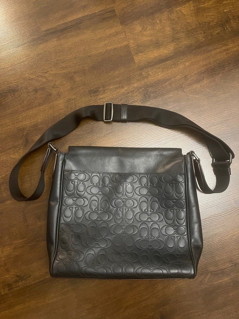 COACH Kennedy Map Bag In Signature Leather