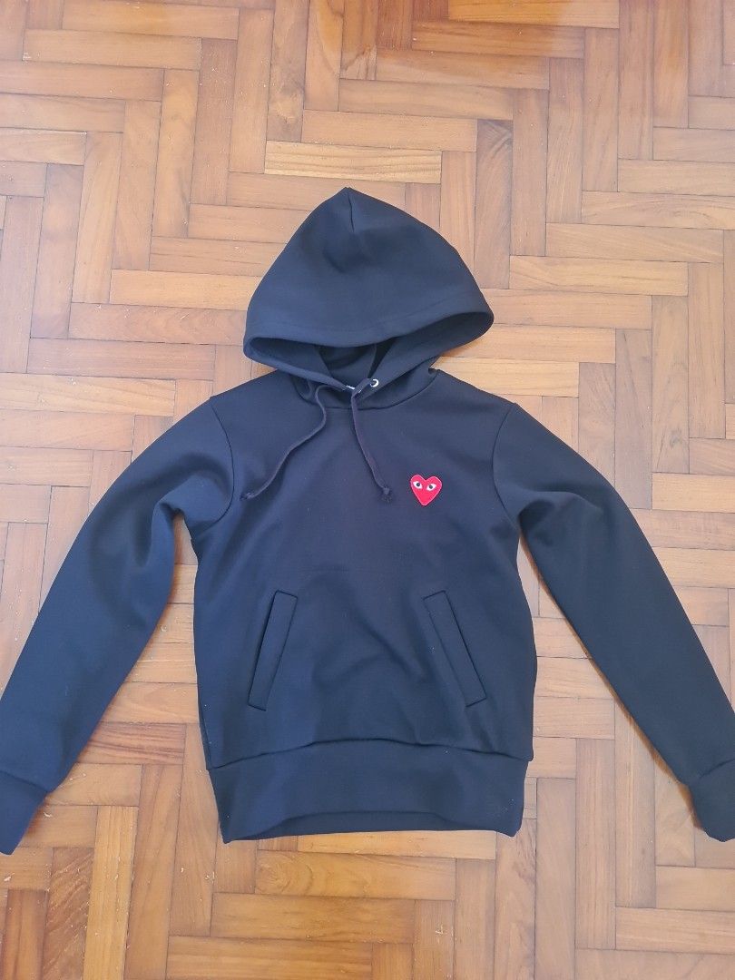 COMME des GARCONS Black Hoodie Women s Fashion Tops Longsleeves on Carousell