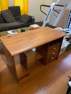Computer Table with Drawers 120x60