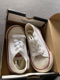 White converse kids size 4 2025