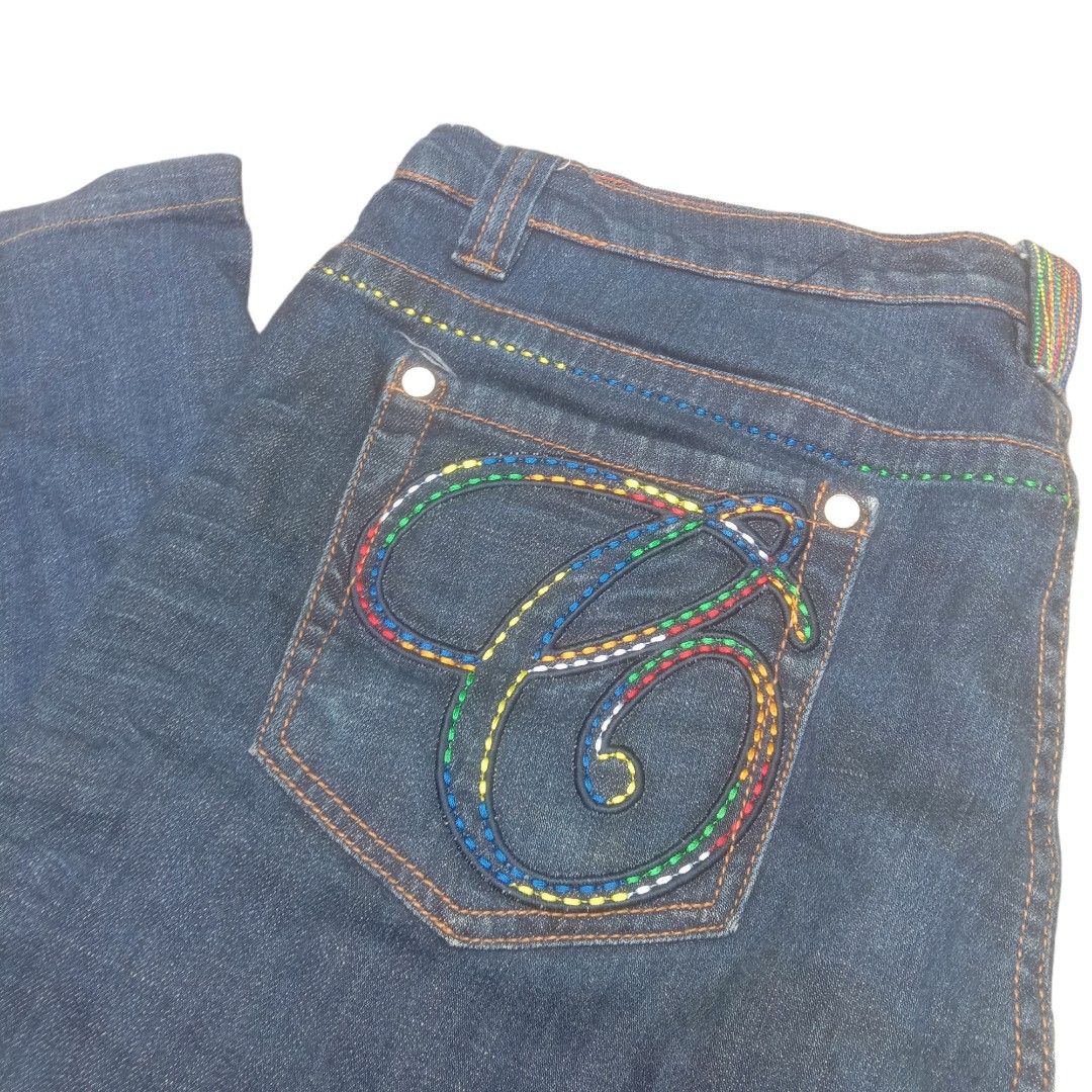 Coogi Multi Color Denim Jeans (Category: Jeans) located in Angeles City. Submitted by theportal.vtg (Listing ID 1284322290, Image 2). Description: Dimension: Waist 38in Front Raise 13in Inseam 29in Hem 9in All are already washed and ready to wear. Prices are FIRM + shipping fee (J&T). Shipping will be 1-2 days after payment. Reservation til 3 days only. All sales are final. Manage your expectations. Colors may change due to lighting. Consider min