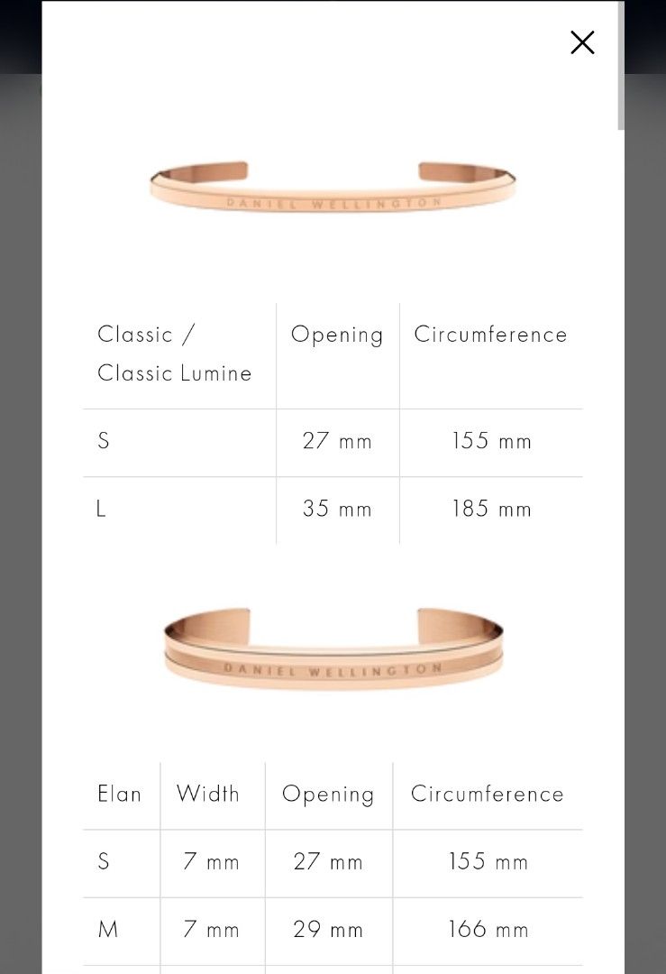 Daniel Wellington CLASSIC BRACELET SILVER size S Women s Fashion