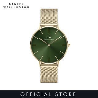 Daniel Wellington Petite Emerald Watch 36mm Gold Green Dial Watch for Men and Women