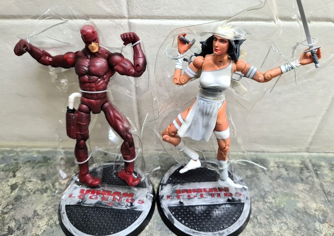 DAREDEVIL & ELEKTRA SET - Marvel Legends Urban Legends Series (Category: Figurines & Statues) located in Quezon City. Submitted by charliebrown_olx (Listing ID 1284471249, Image 2). Description: eries: Marvel Legends Urban Legends Boxset (Spider-man, Punisher) Set: DAREDEVIL & ELEKTRA Classification: New Condition: Mint, Complete with Base Set Price: P1,350.00 TERMS & CONDITIONS: 1. C.O.D. Can meet buyers at - Del Monte Ave, Q.C. - Mla Memorial P