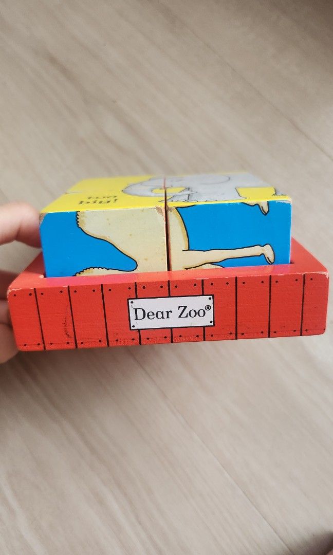 Dear zoo wooden puzzle hot sale blocks