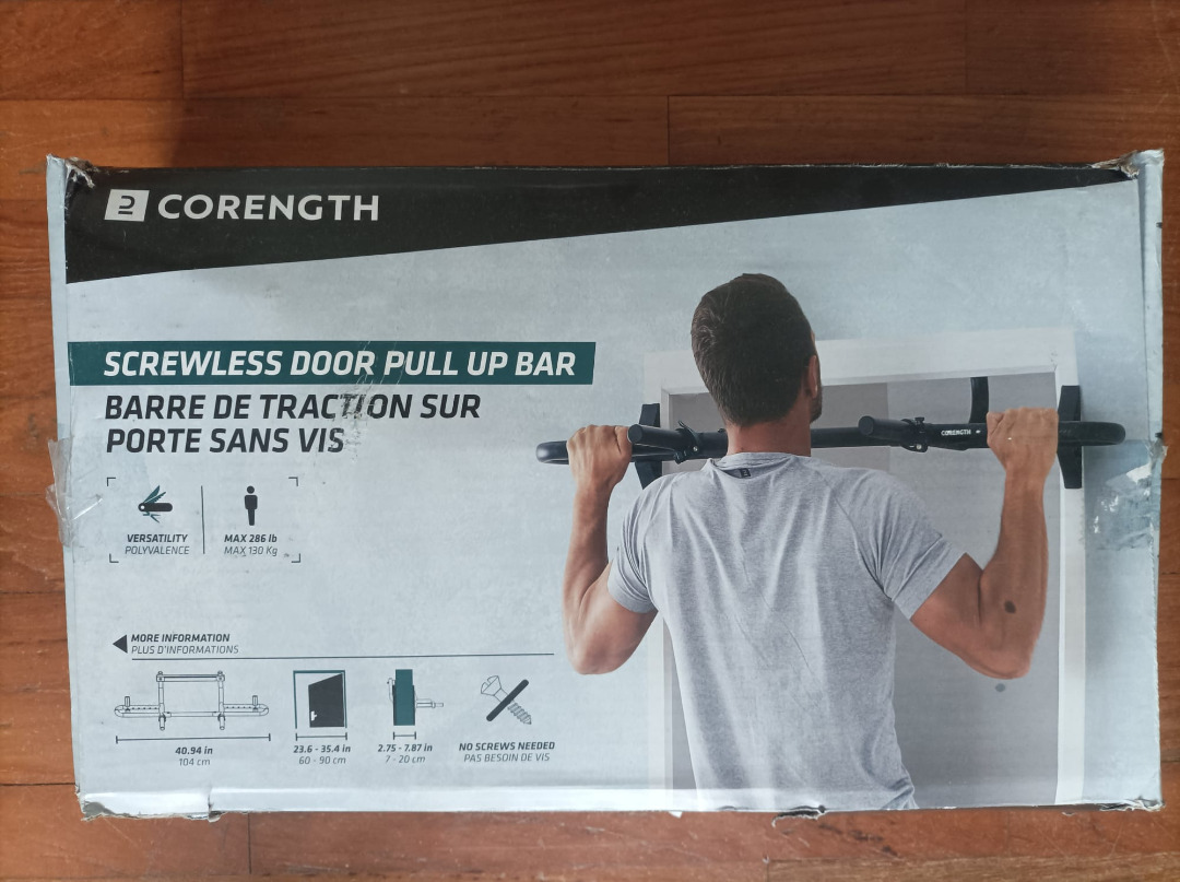 No-Screw Pull-Up Bar - Corength - Decathlon