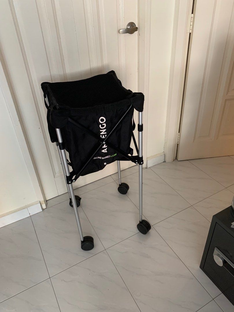 Decathlon Tennis Ball Basket With Wheels Artengo Rolling Basket
