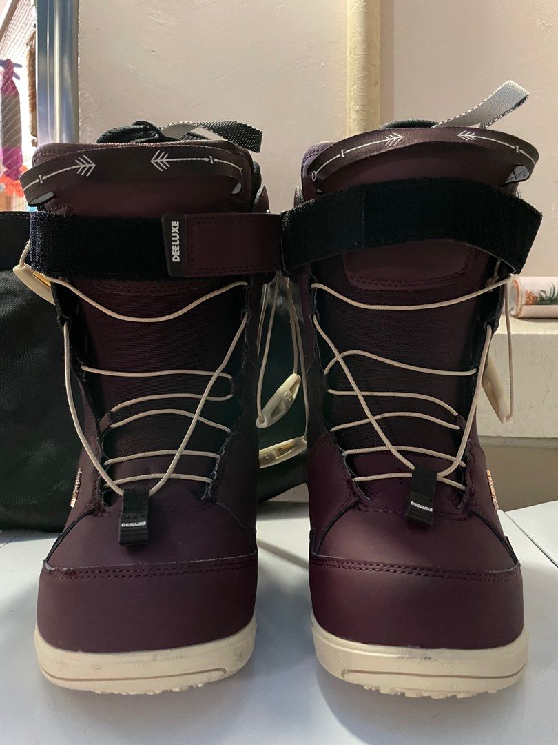Deeluxe Snowboard Boots ID LARA TF Women Burgundy 23.5cm, 運動產品