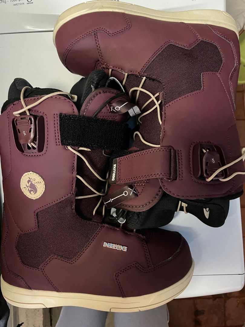 Deeluxe Snowboard Boots ID LARA TF Women Burgundy 23.5cm, 運動產品