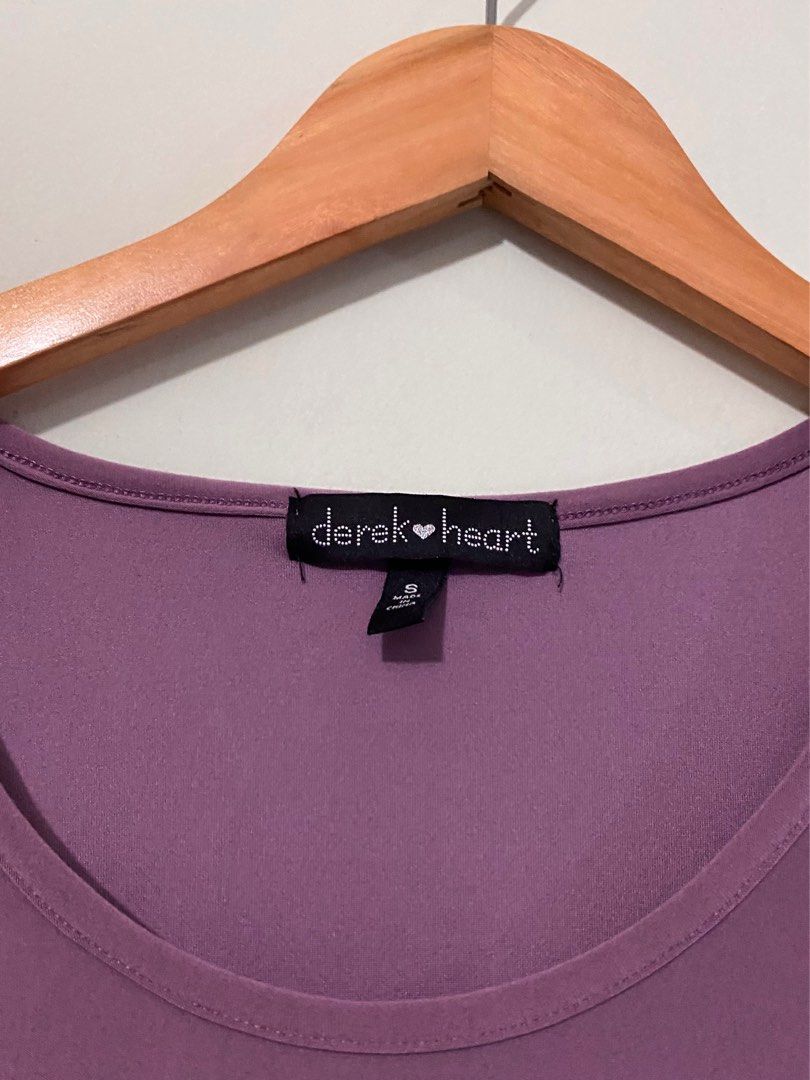 Derek Heart Purple T-Shirts