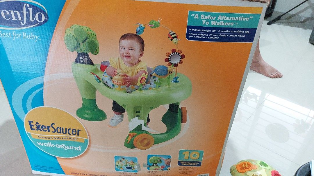 Walking exersaucer sales