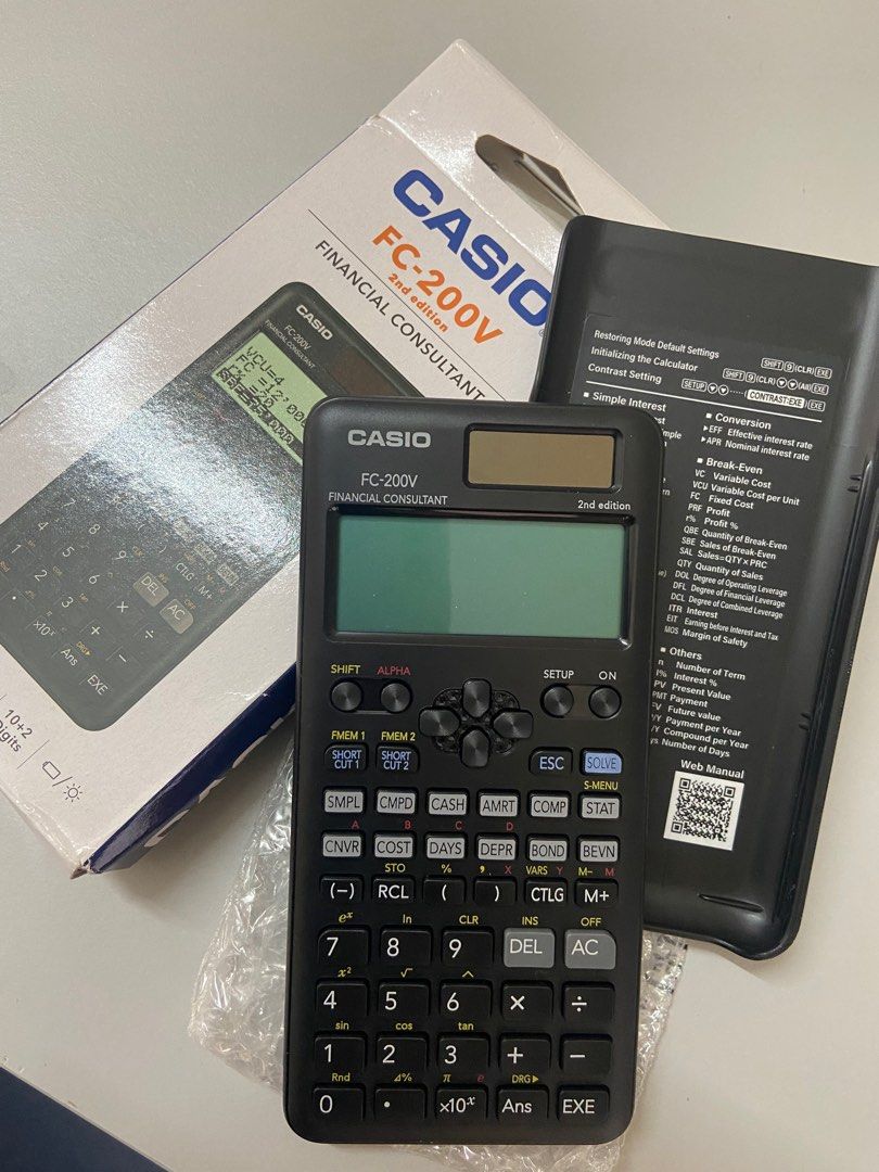 FC 200V CALCULATOR FINANCIAL CONSULTANT Hobbies Toys