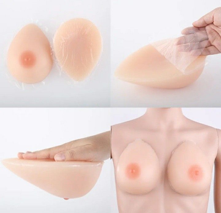 FREE DELIVERY, NO SELF COLLECTION) Silicone Breast Forms C-G Cup