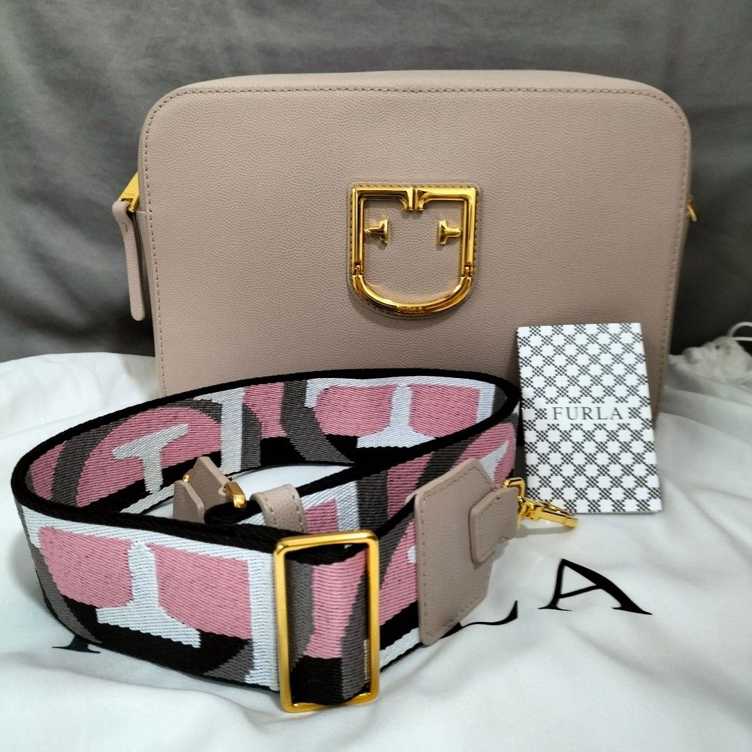 Furla Brava Leather Sling Crossbody Bag Free Delivery