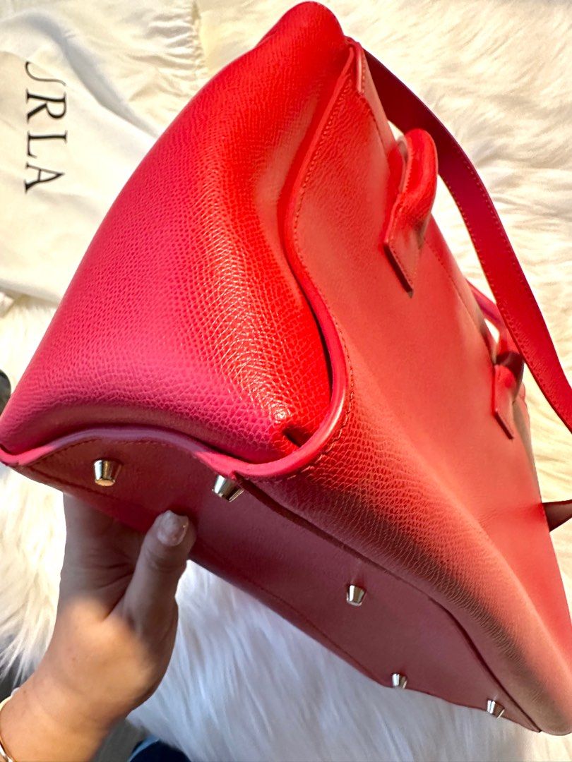 Furla metropolis red discount bag