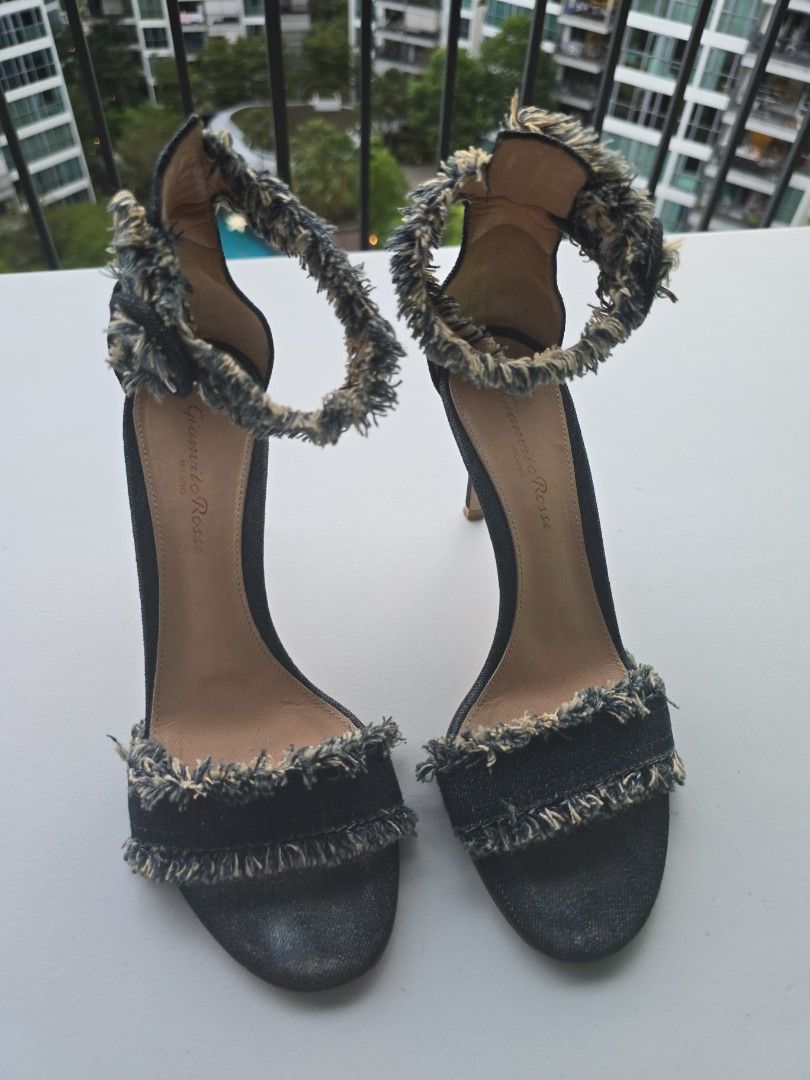 Gianvito rossi new arrivals denim pumps