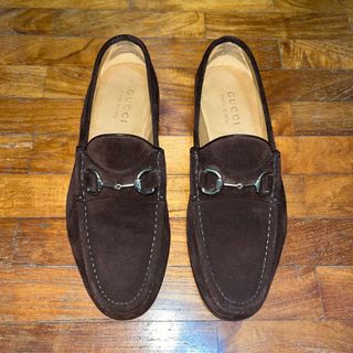Mens gucci suede loafers sale outlet