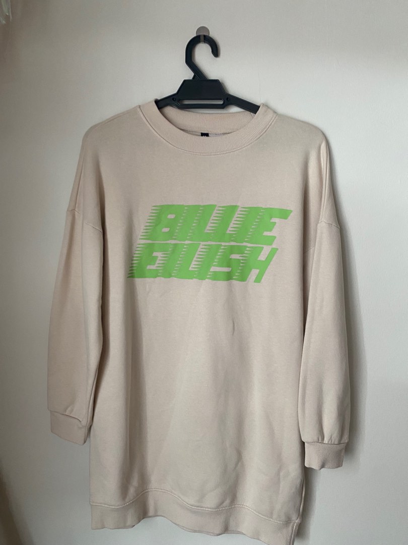 H M Billie Eilish sweater Women s Fashion Coats Jackets and Outerwear on Carousell