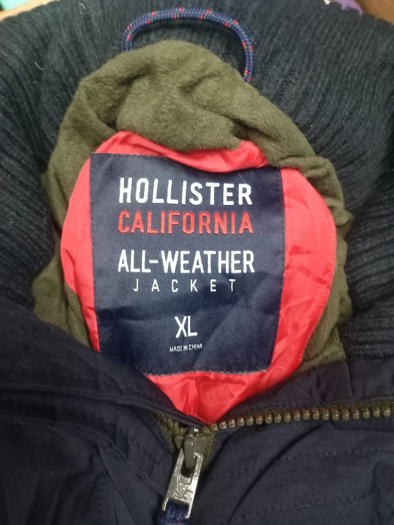 Hollister California All Whether Jacket, Men's Fashion, Coats, Jackets and  Outerwear on Carousell
