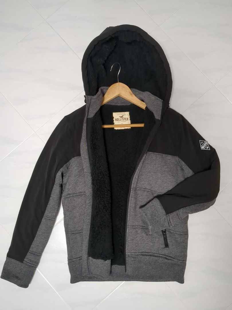Hollister fleece deals jacket