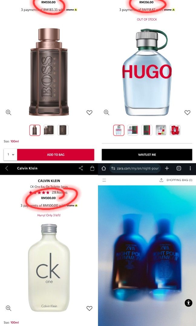 Hugo boss 5ml zara outlet