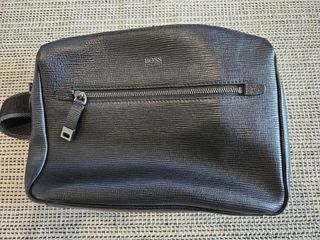 Hugo Boss leather crossbody bag
