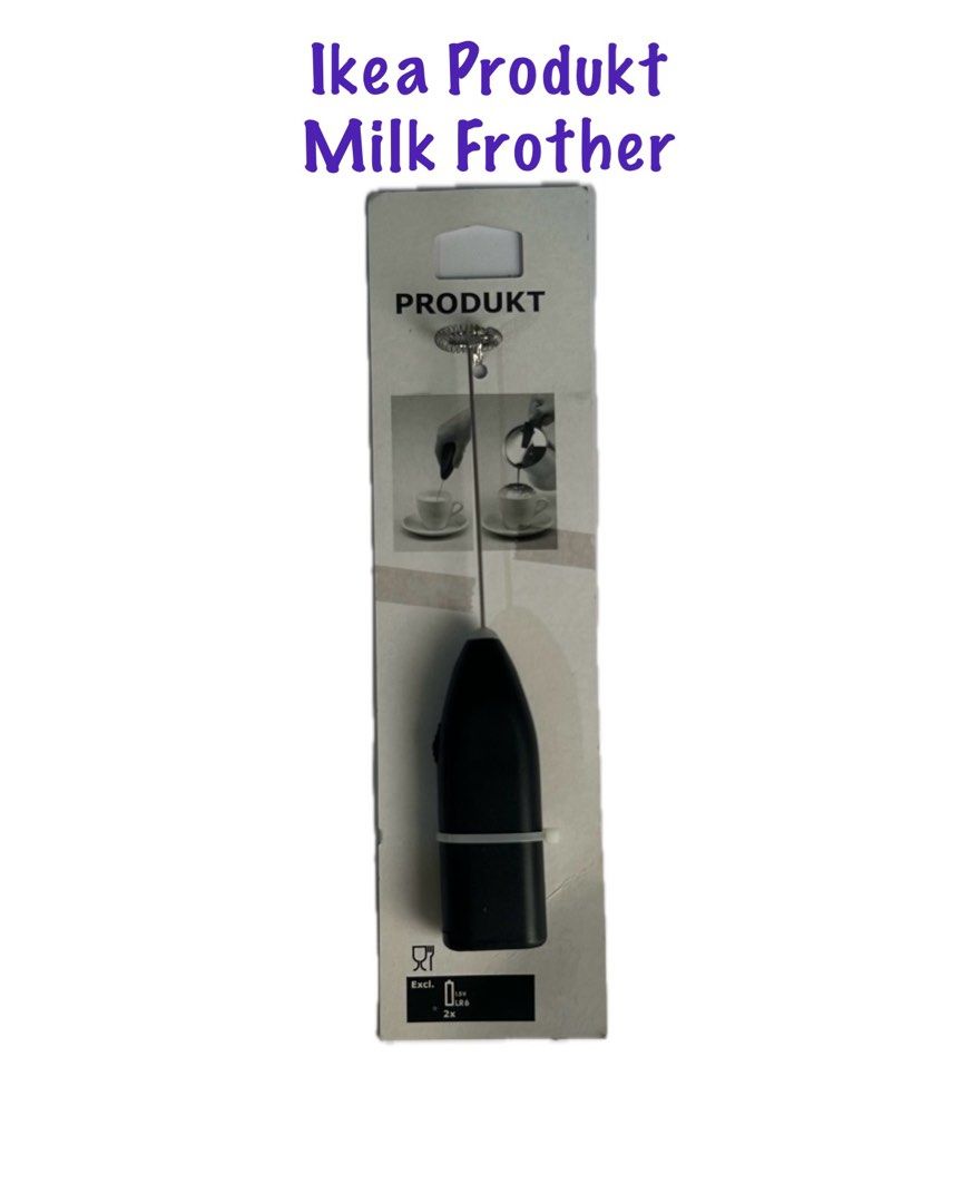 Ikea Milk-frother, Black (Category: Other Kitchenware & Tableware) located in Makati City. Submitted by mtmfortune (Listing ID 1284441598, Image 1). Description: Ikea PRODUKT Milk-frother, Black Frothed milk enhances any cup of coffee – and it’s the easiest way to spice up your morning brew. PRODUKT helps you make the froth like a pro as your very own barista. Frothes milk in 15-20 seconds. Can be used for both cold and hot milk. Batteries are no
