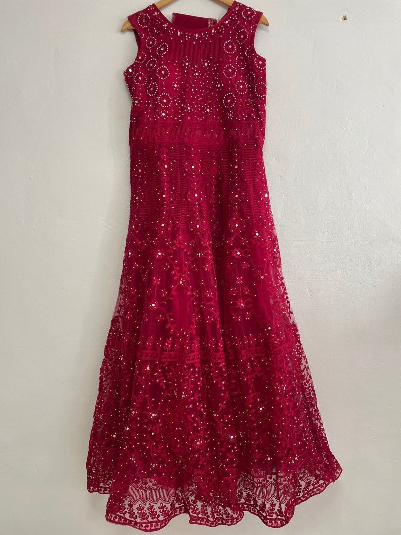 Western long gown outlet