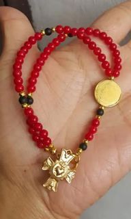 Italy corals St. Benedict protection rosary bracelet