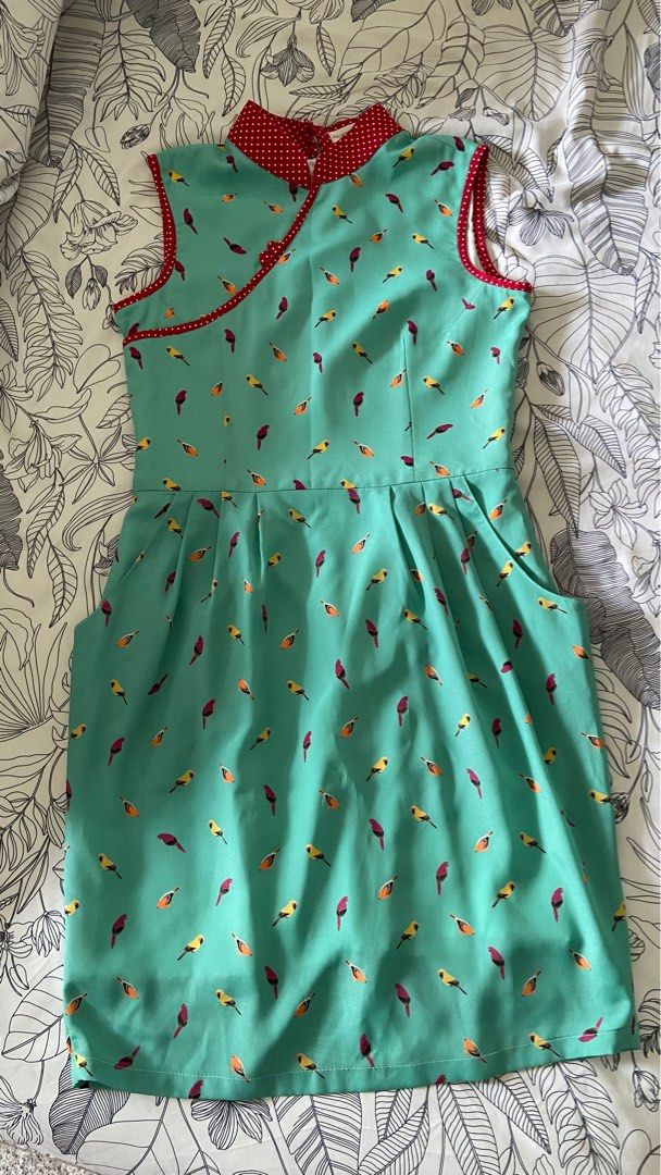 Joli Pretty Birds Cheongsam CNY Dress