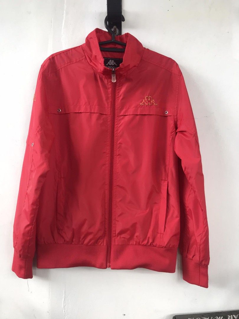 Kappa Windbreaker Jacket (Category: Coats, Jackets and Outerwear) located in General Santos City (Dadiangas). Submitted by maryjane1914 (Listing ID 1284432271, Image 1). Description: Washed. Cleaned. Ironed. Dimes: 23inches Length x 18inches Width Small - Med (Medium on tag).