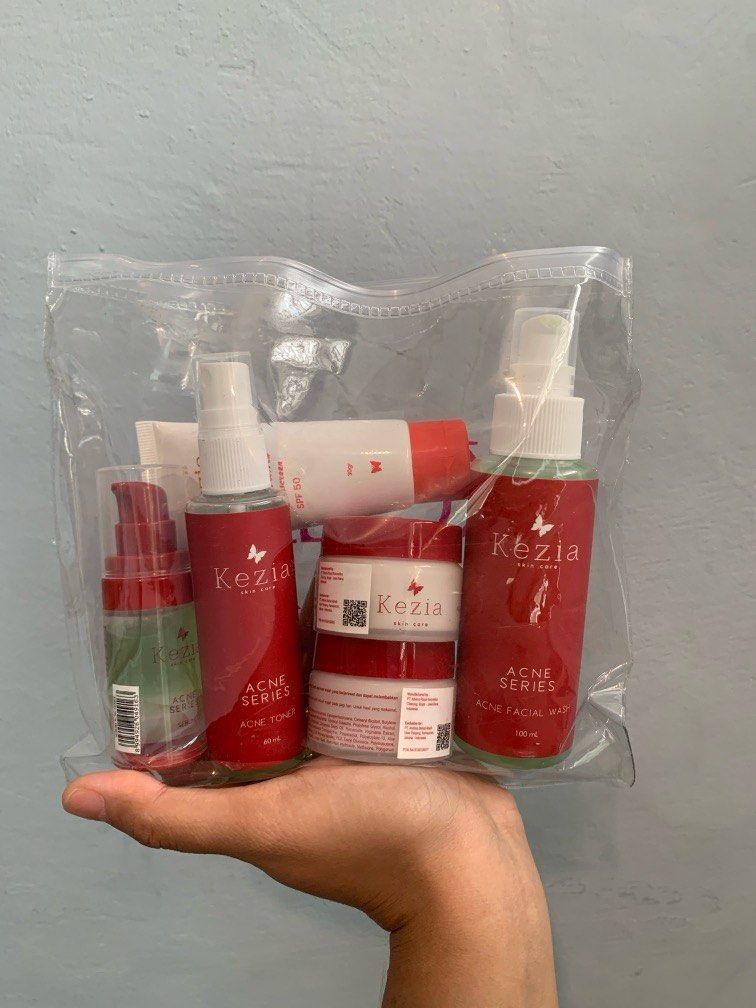 Kezia Beauty Acne Care Set Kesehatan Kecantikan Kulit Sabun
