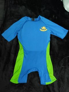 kids swimwear floating suit one piece rash guard
