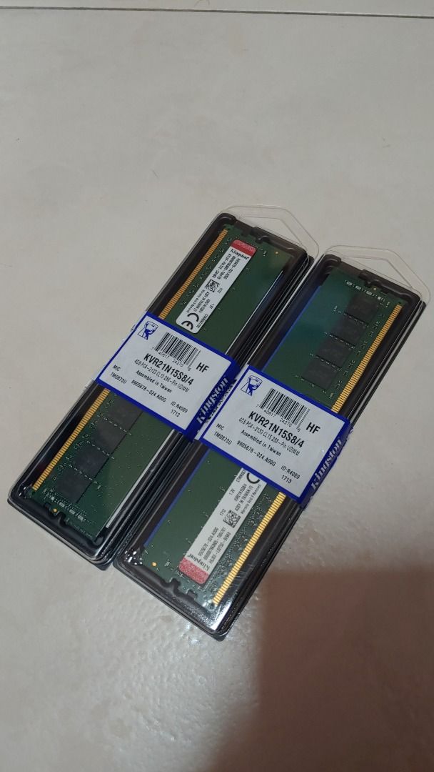 Kingston 4GB DDR4 2133 KVR21N15S8 4 x2 Computers Tech