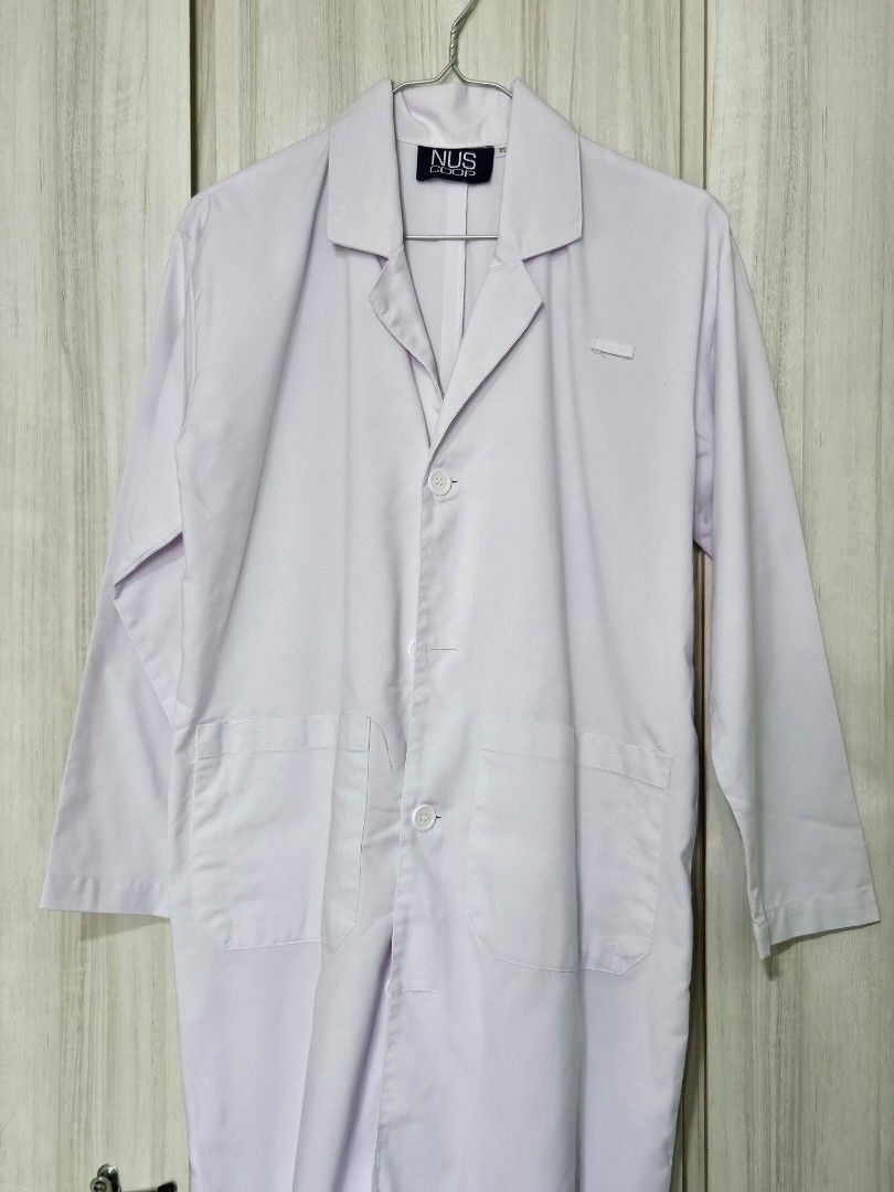 Laboratory Coat NUS Co op with buttons