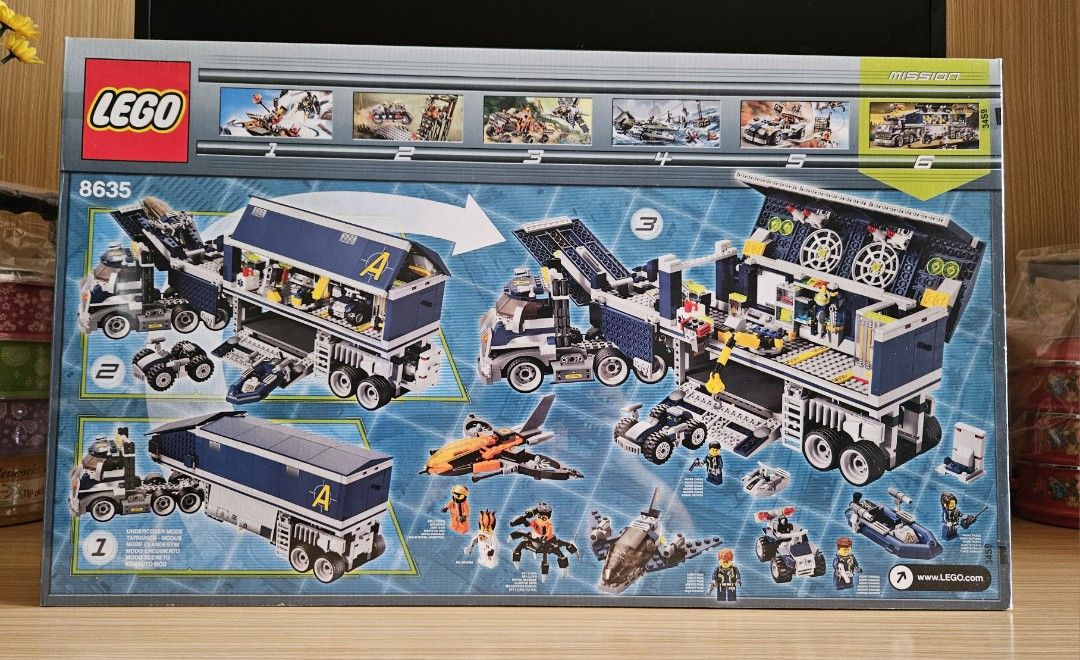 Lego Mission Lego Agents Mobile Command Center Lego Agents