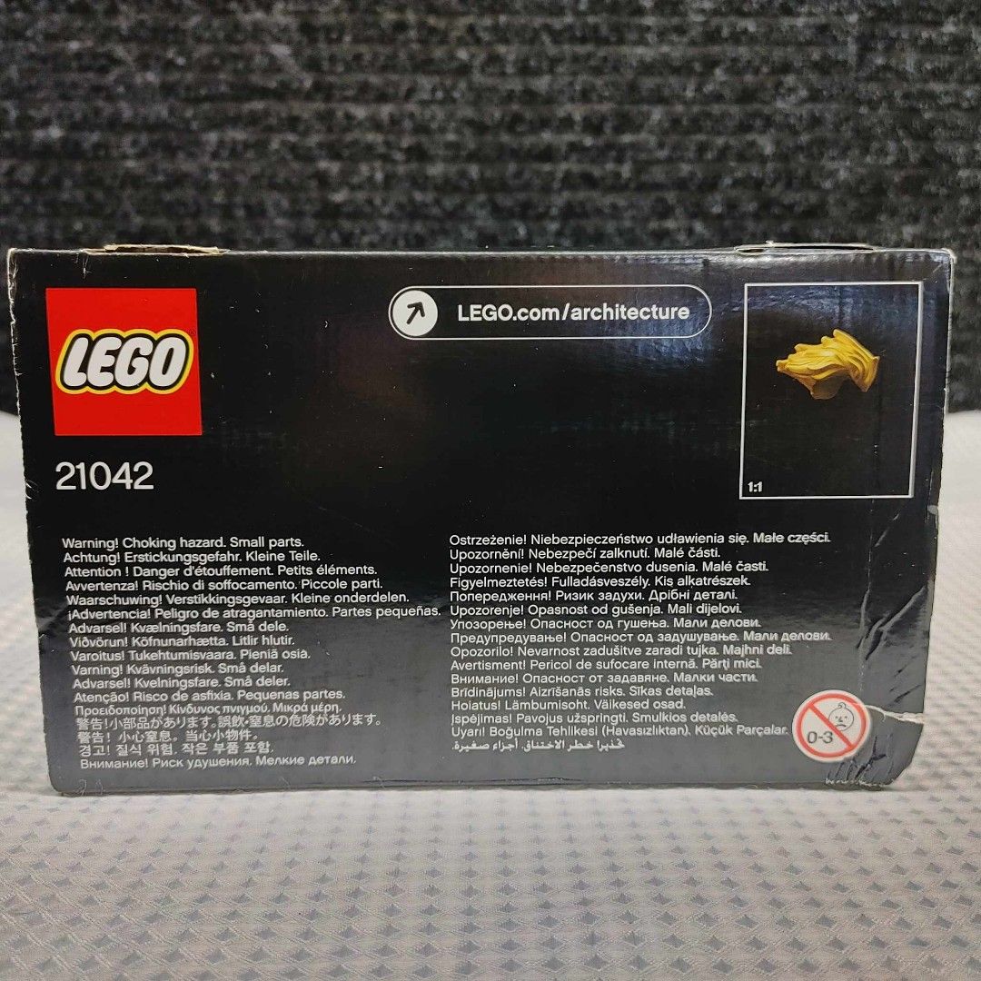 LEGO e architettura statua della libertà 21042 Kit di costruzione  giocattoli (1685 pezzi) - AliExpress