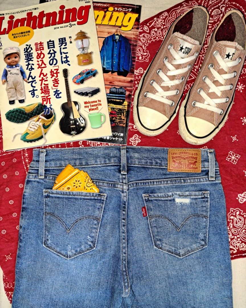 Levi's 711 damage top is done