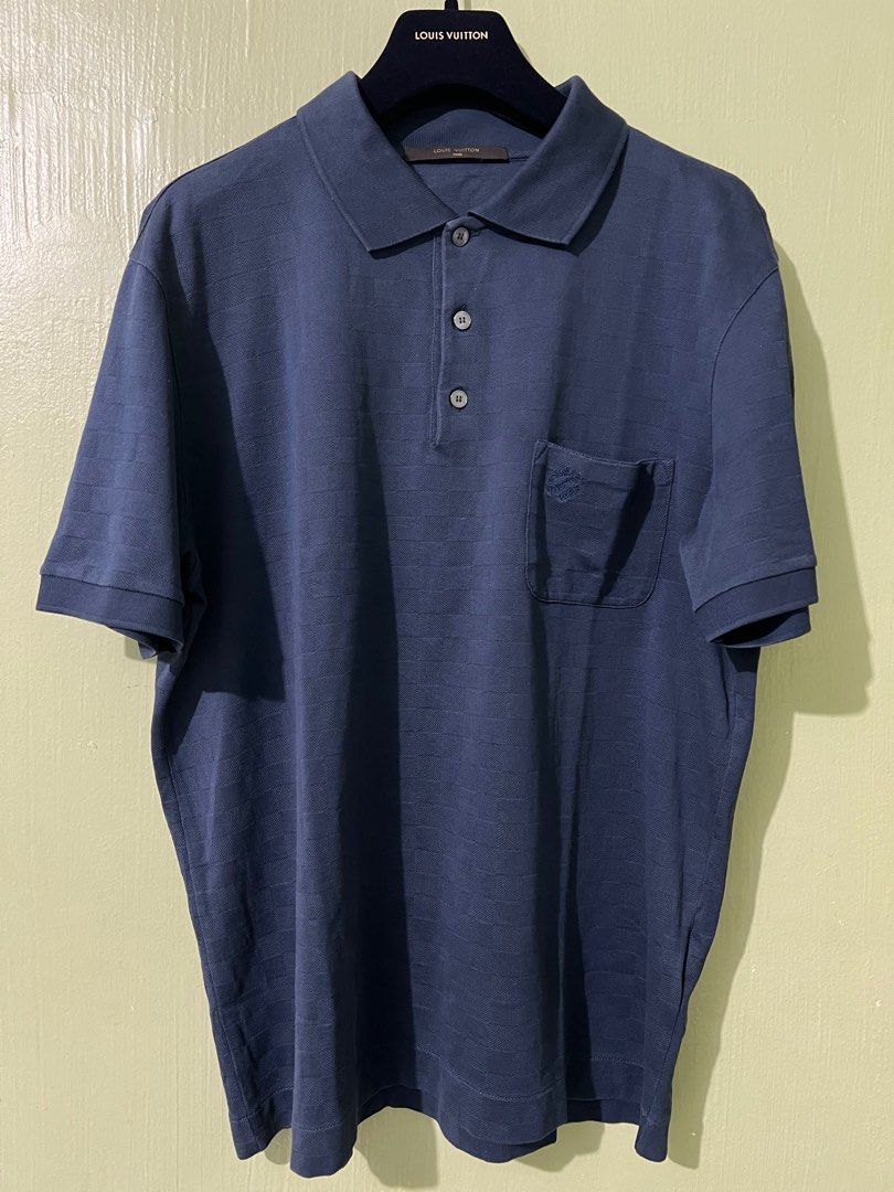 Classic damier pique top polo