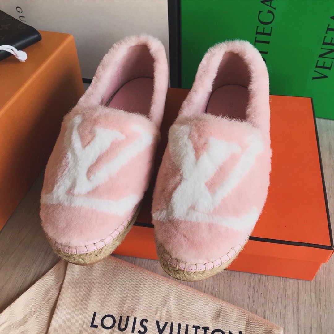 Louis Vuitton L/V Seashore Espadrilles in rose Clair size 39