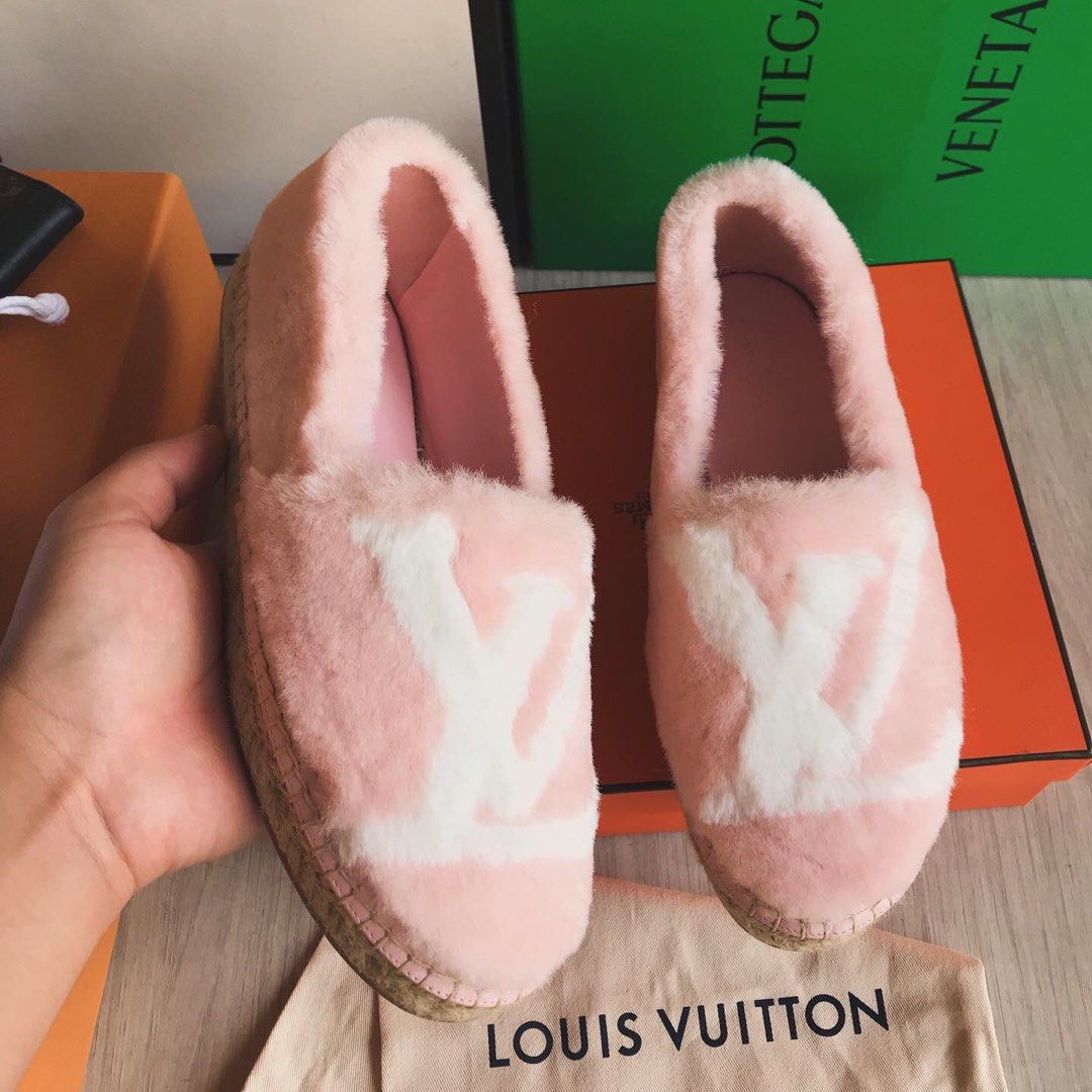 Louis Vuitton L/V Seashore Espadrilles in rose Clair size 39