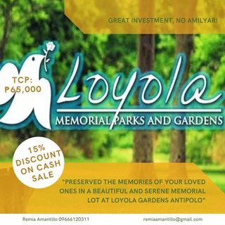 LOYOLA GARDENS OF ANTIPOLO MEMORIAL LOT FOR SALE
