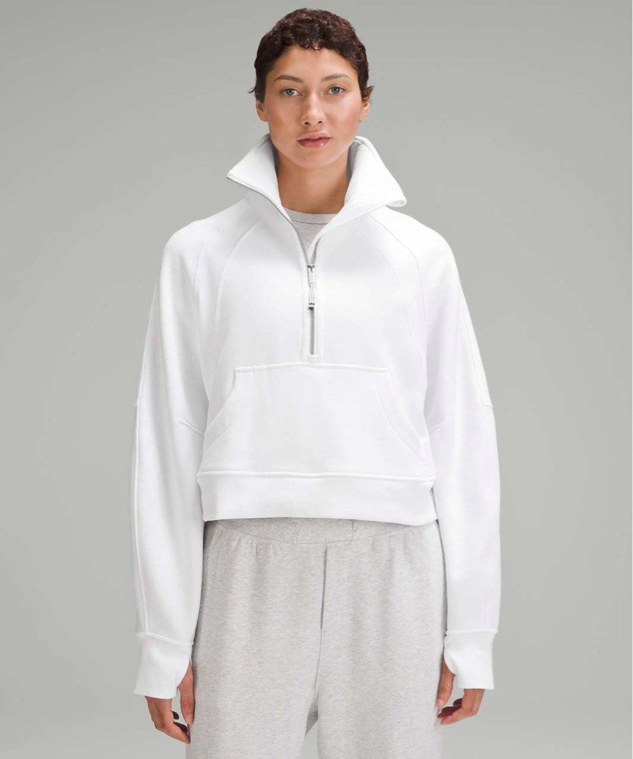 White half sales zip hoodie