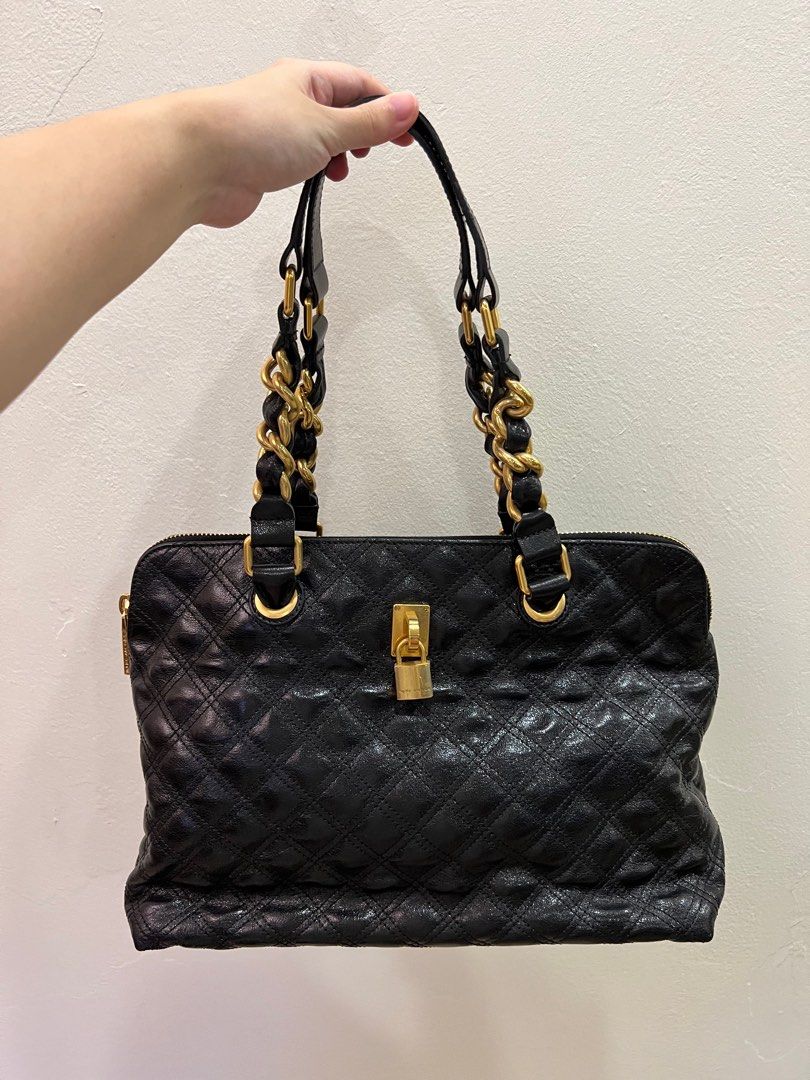 Marc jacobs quilted shoulder new arrivals bag