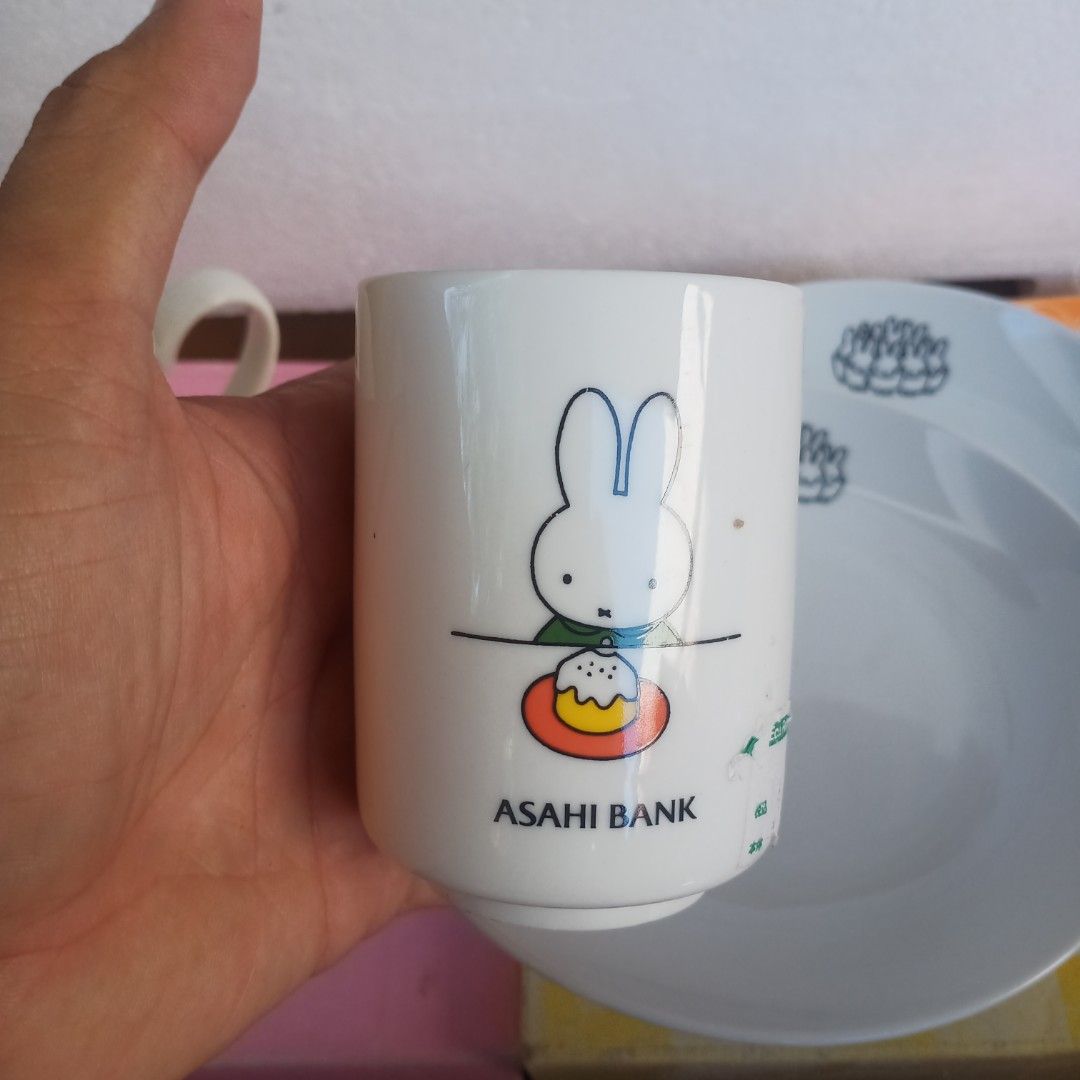 Miffy ceramic collection (Category: Dinnerware & Cutlery) located in Zamboanga. Submitted by lcomprendio26013 (Listing ID 1284549665, Image 3). Description: 👁PLEASE READ THE DESCRIPTION BEFORE YOU ORDER OR CHAT ME👍 Miffy collection size: nasa picture As is/WYSIWYG mug- 80 tea cup- SOLD plate set- 120 The plate selling as.set 📢pay today,ship out tomorrow.... 📢All picture posted are actual item that will you get 📢For more information and avail