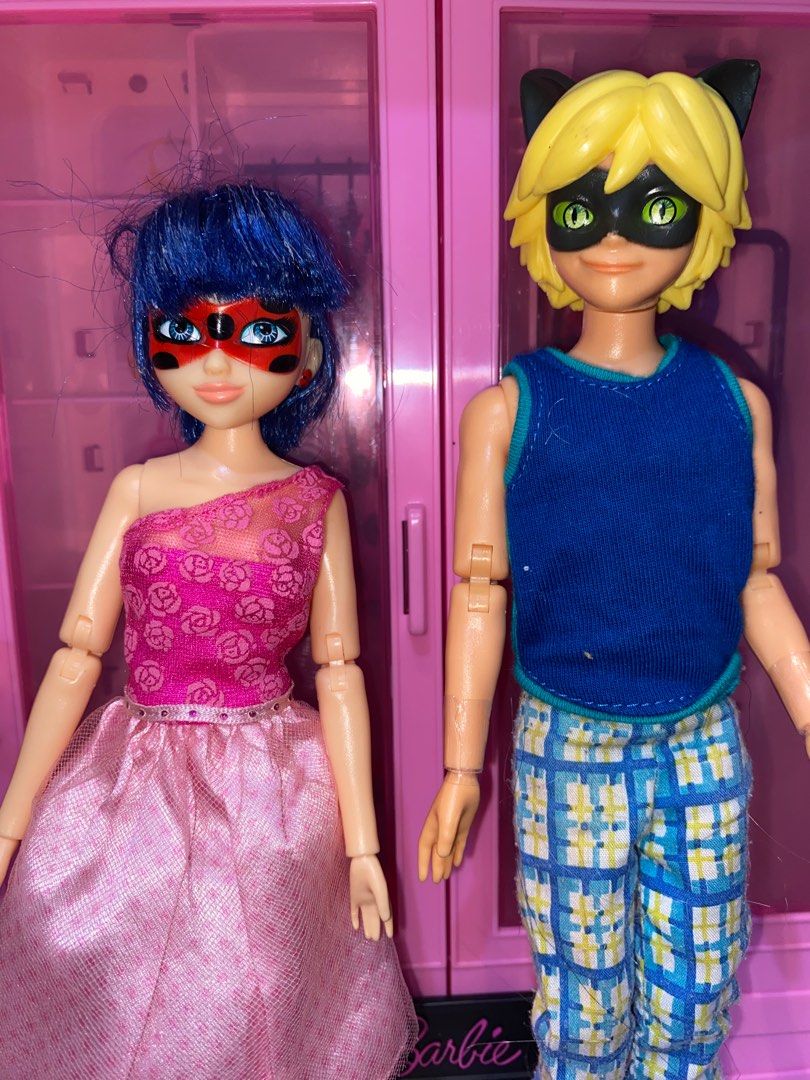 Ladybug and best sale cat noir barbie