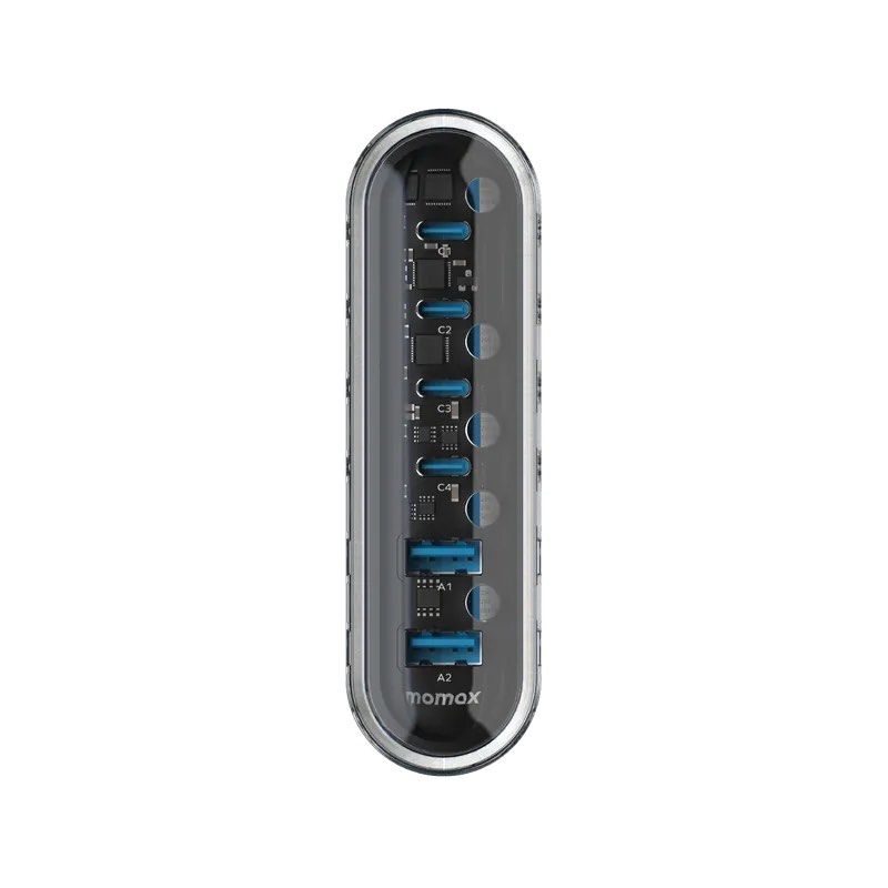Momax 1-Charge Flow+ 120W 六輸出桌面充電器 UM55, 手提電話, 電話及其他裝置配件, 充電器及電線 ...