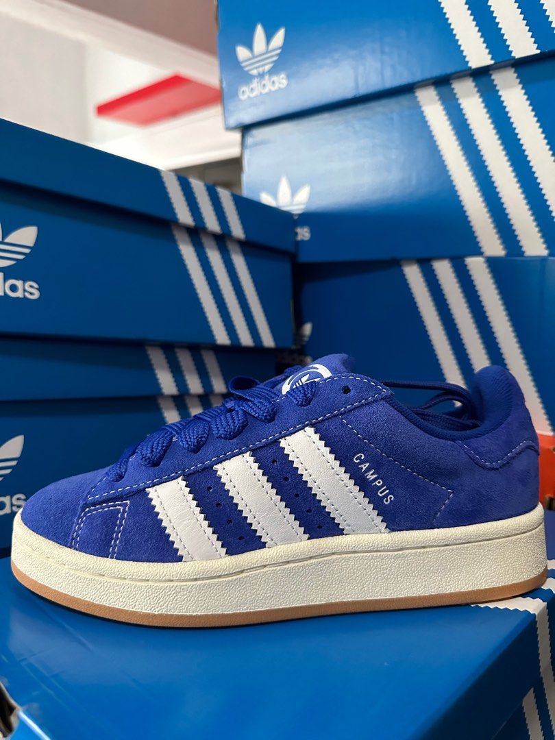 US 4.5 11 Adidas Campus 00s Dark Blue Lucid Gum Off Cloud White Navy Wide Classic OG Old Skool Back to School
