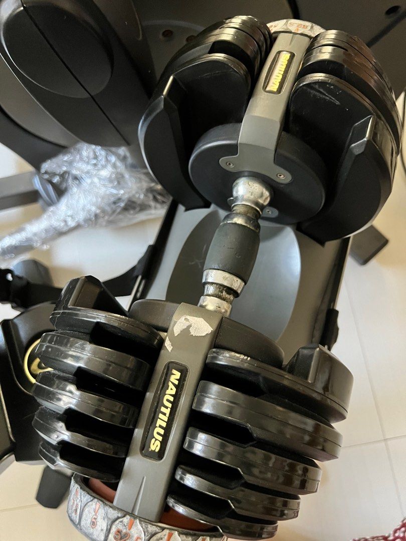 Nautilus adjustable dumbbells top